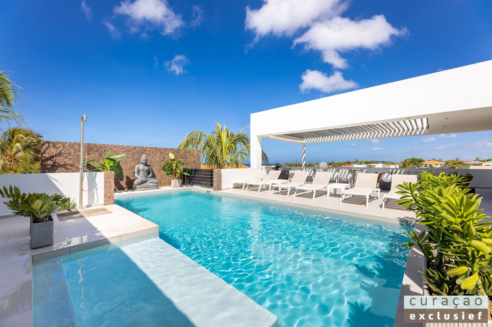 curacao exclusief jan thiel zwembad villa romeo zeezicht