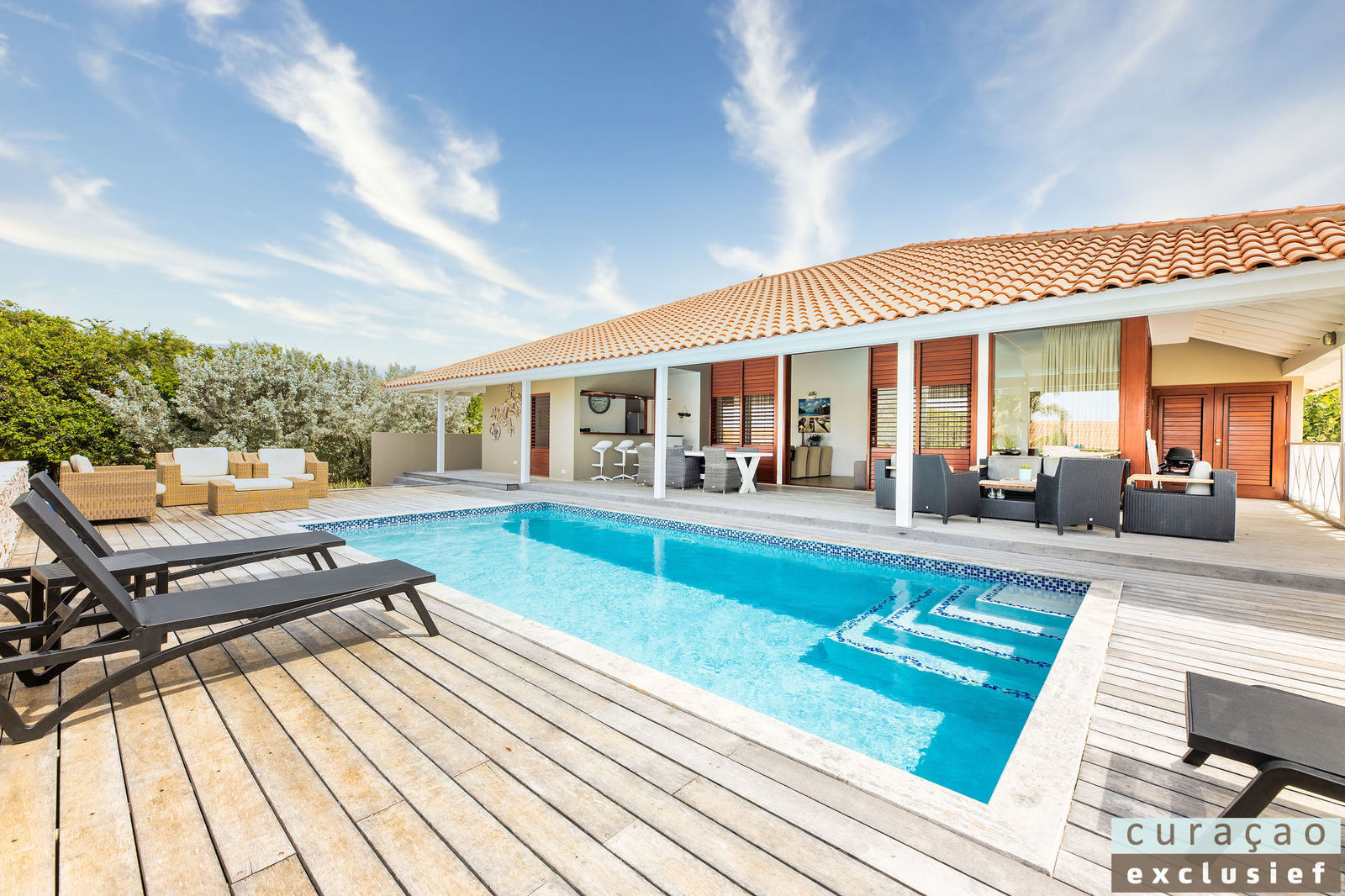 curacao exclusief jan thiel zwembad zeezicht boca gentil resort villa c04