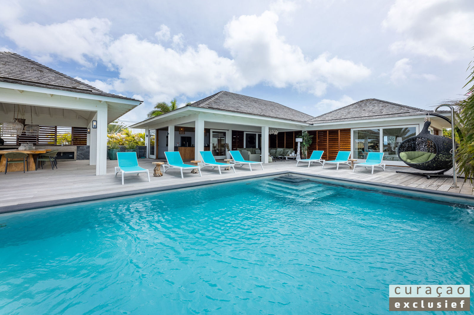 curacao exclusief jan thiel zwembad villa wide view zeezicht
