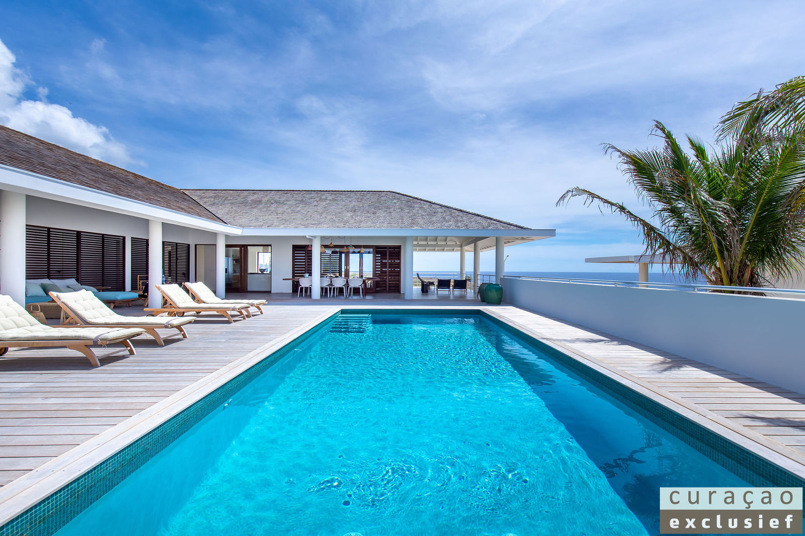 curacao exclusief jan thiel zwembad villa wide horizon zeezicht