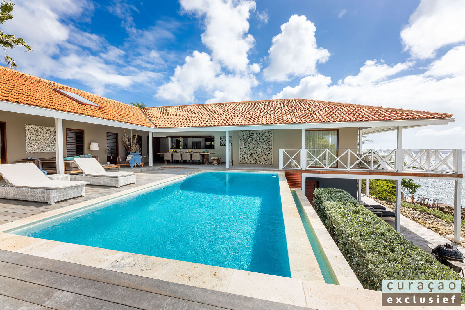 curacao exclusief jan thiel zwembad zeezicht boca gentil resort villa oceanfront s19